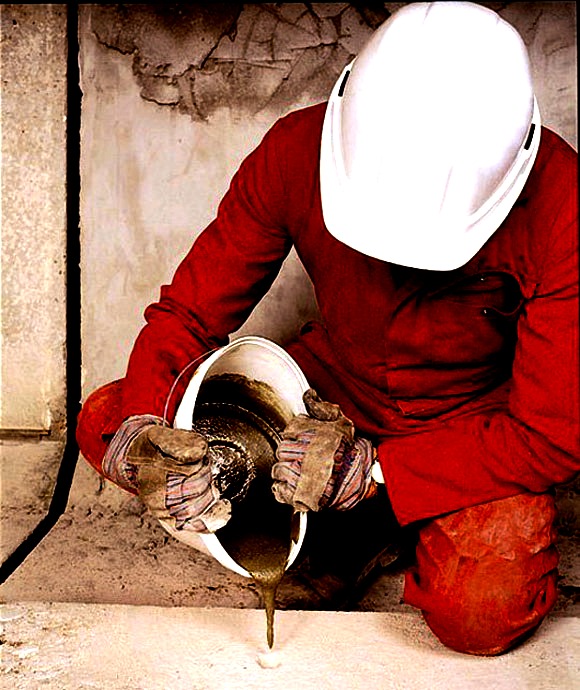 اجرای گروت اپوکسی
