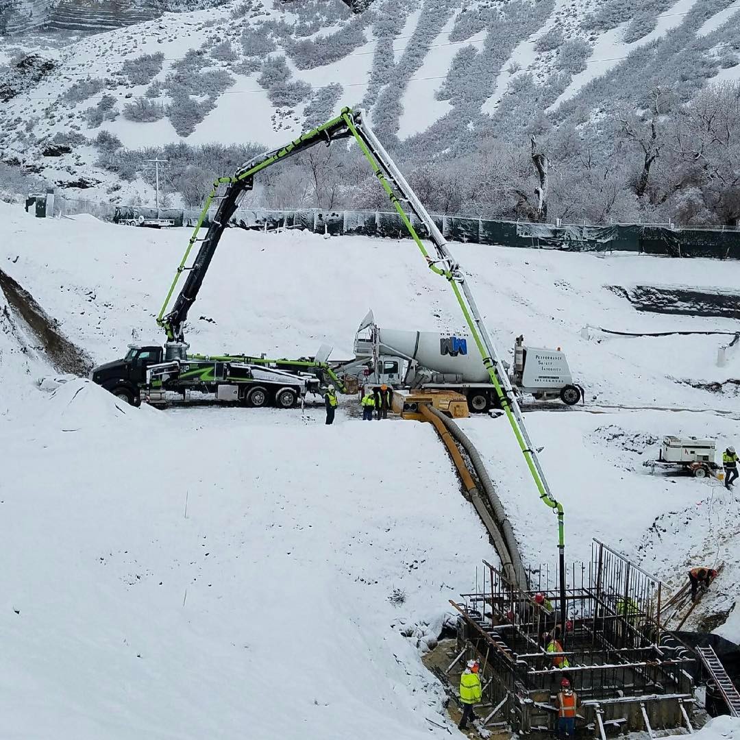 حداقل دمای مجاز بتن ریزی در زمستان ( هوای سرد و یخبندان )